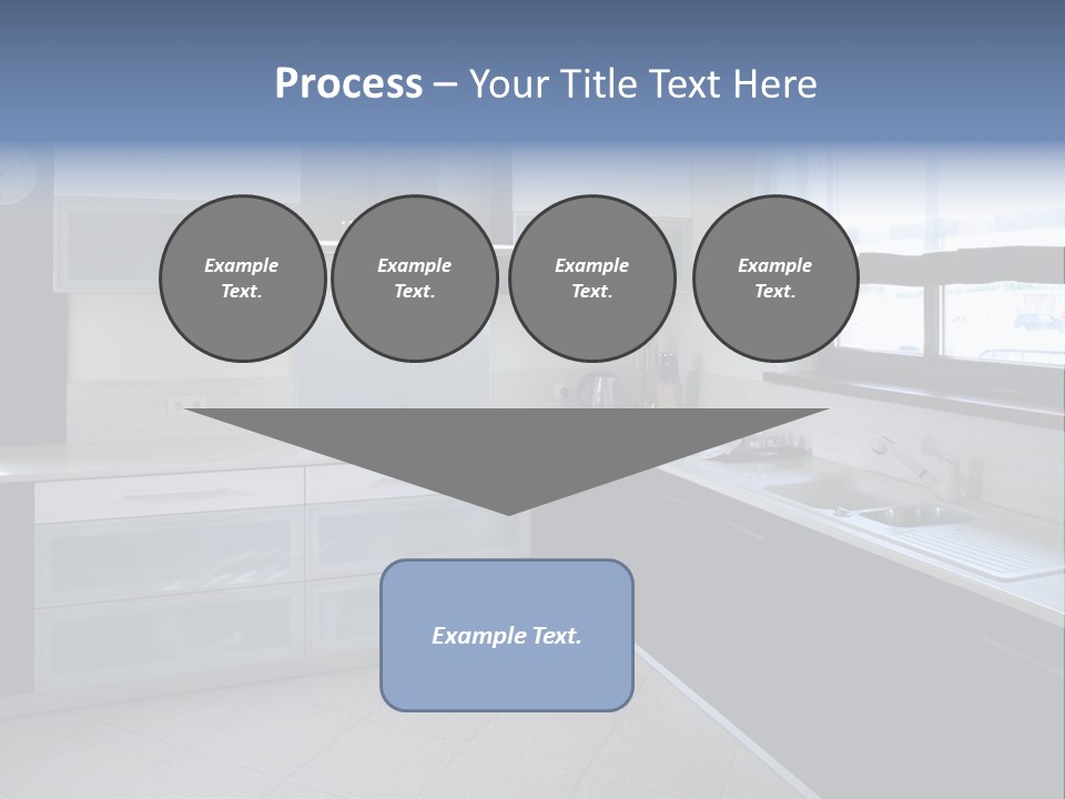 Floor Stove House PowerPoint Template