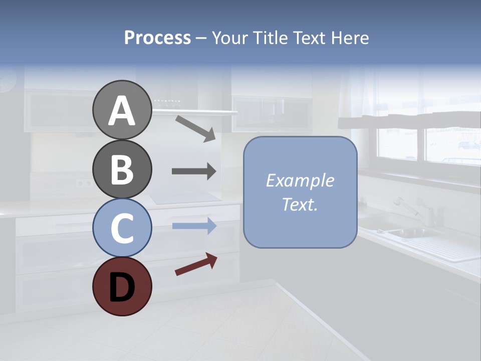 Floor Stove House PowerPoint Template