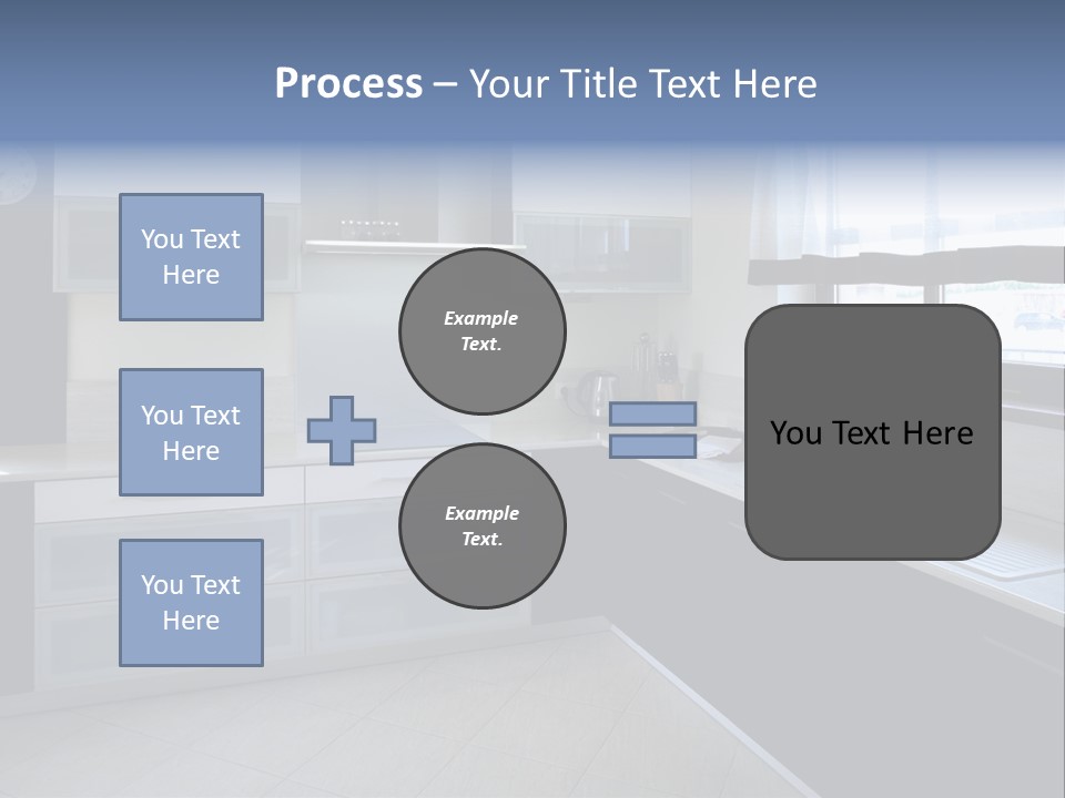 Floor Stove House PowerPoint Template