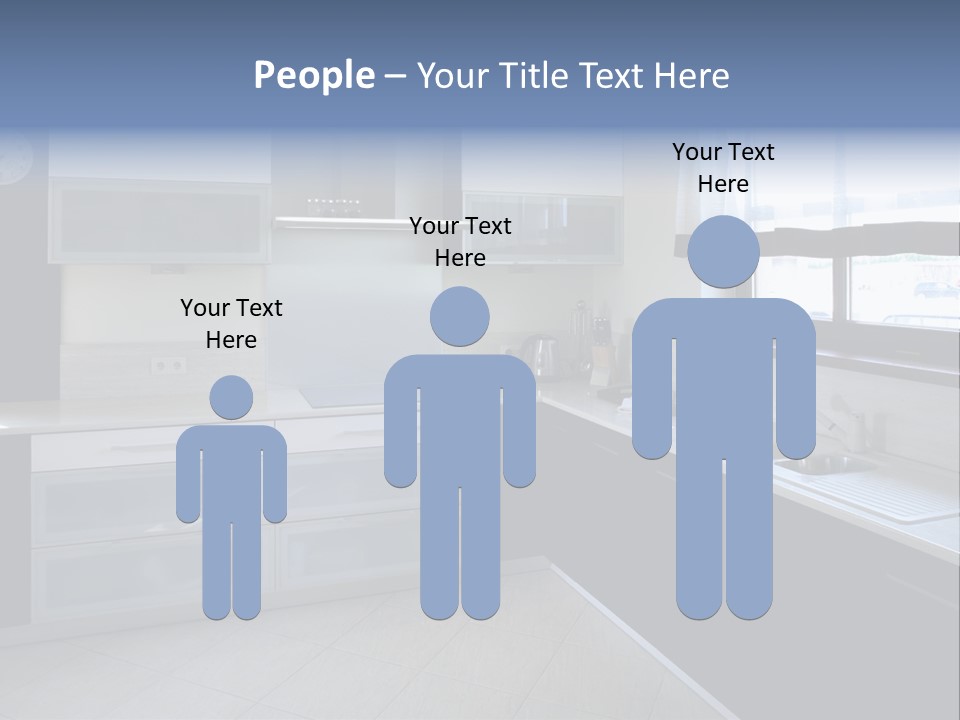 Floor Stove House PowerPoint Template