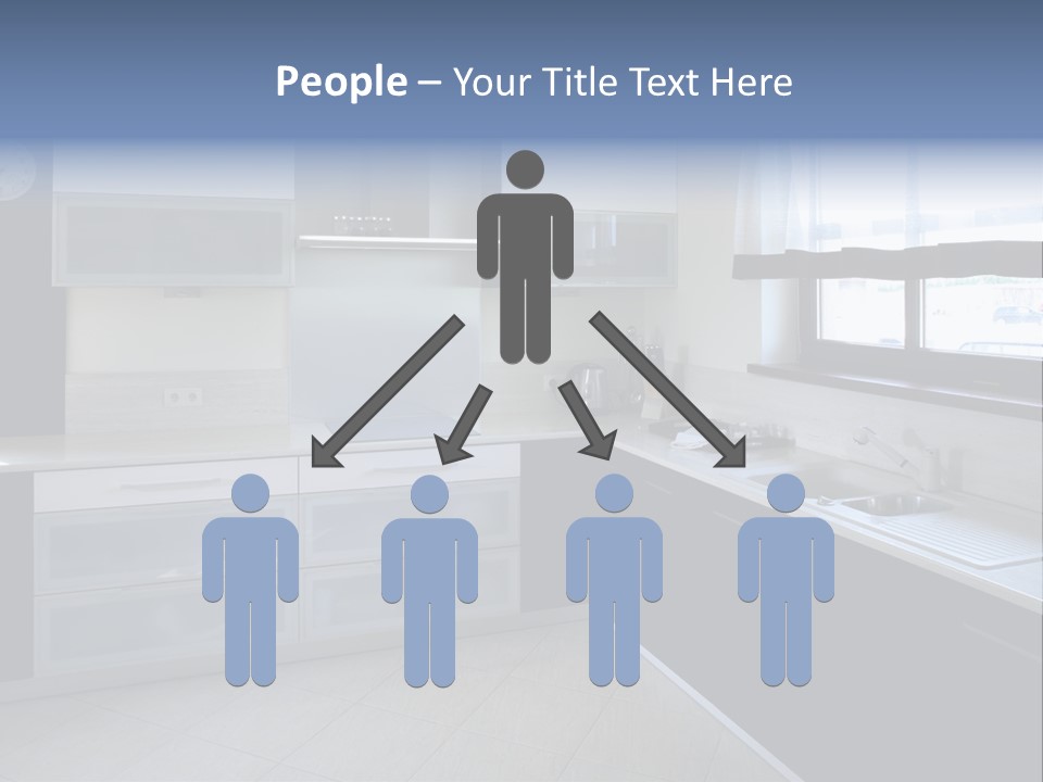 Floor Stove House PowerPoint Template