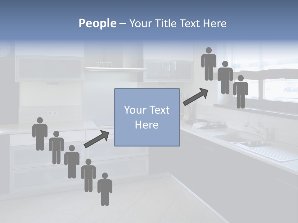 Floor Stove House PowerPoint Template