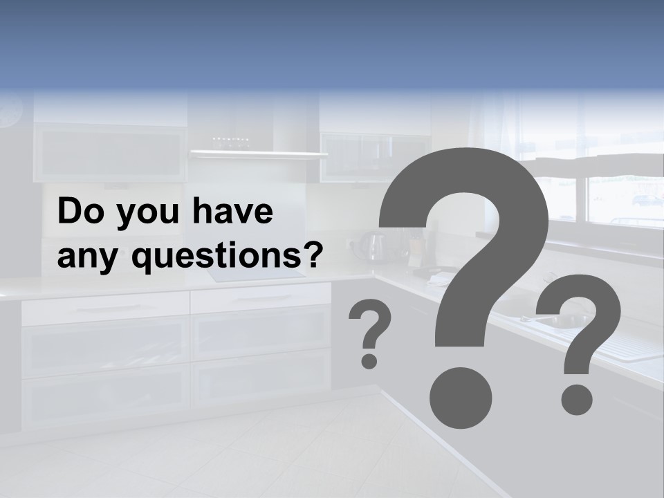 Floor Stove House PowerPoint Template