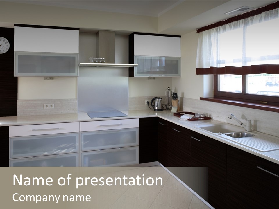 Cook Stove Room PowerPoint Template