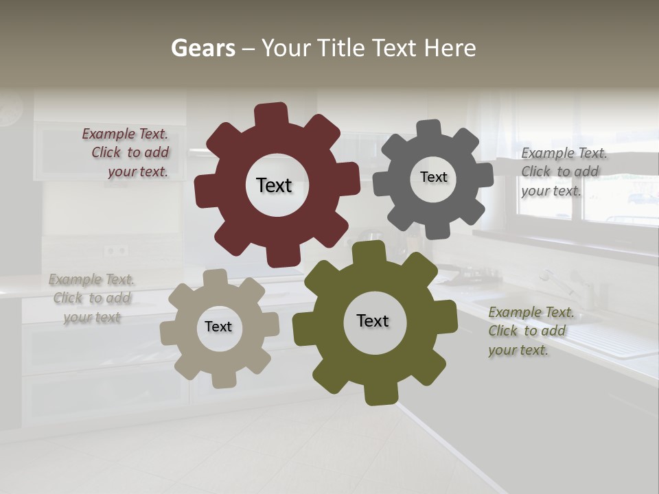 Cook Stove Room PowerPoint Template