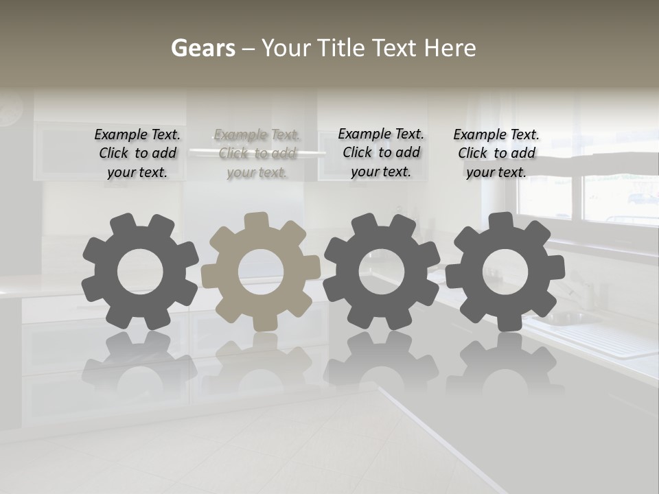 Cook Stove Room PowerPoint Template