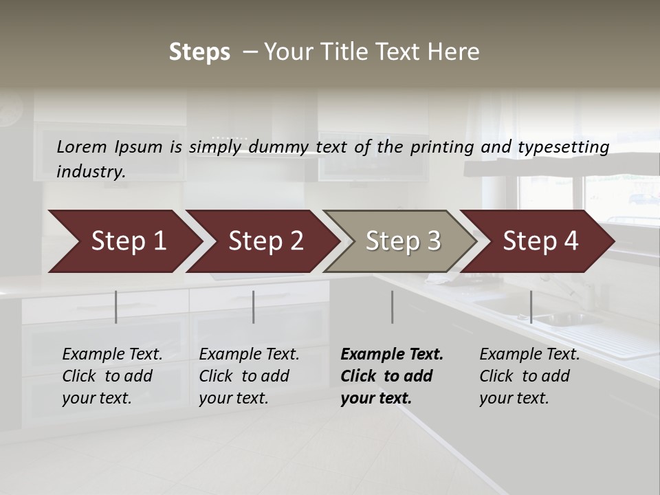 Cook Stove Room PowerPoint Template