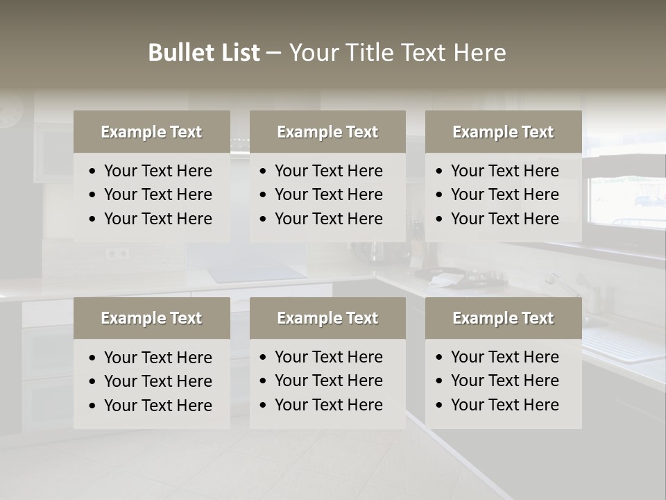 Cook Stove Room PowerPoint Template