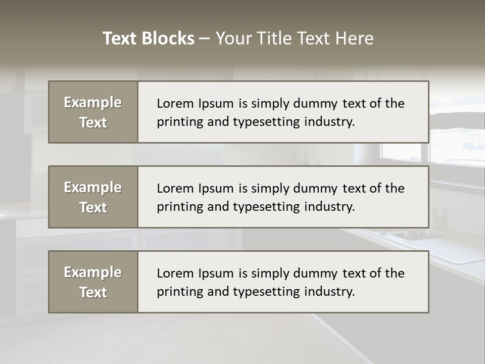 Cook Stove Room PowerPoint Template