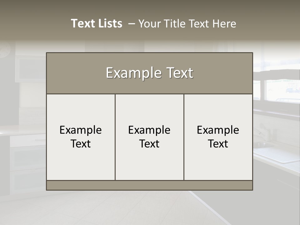 Cook Stove Room PowerPoint Template