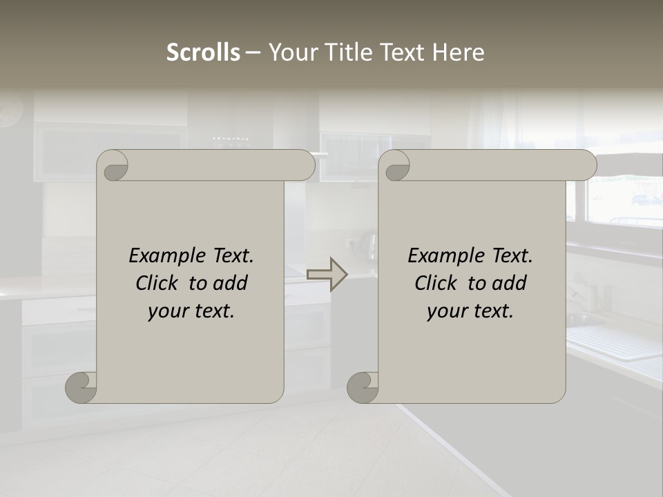 Cook Stove Room PowerPoint Template