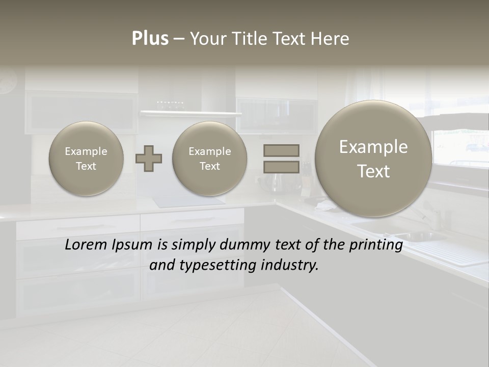 Cook Stove Room PowerPoint Template