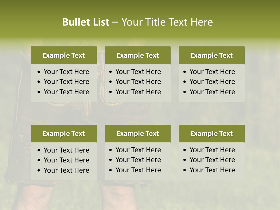 Upper Bavaria Model Tradition PowerPoint Template