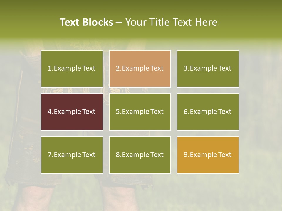 Upper Bavaria Model Tradition PowerPoint Template