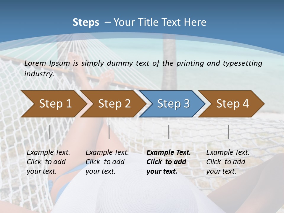 Attractive Person Ship PowerPoint Template