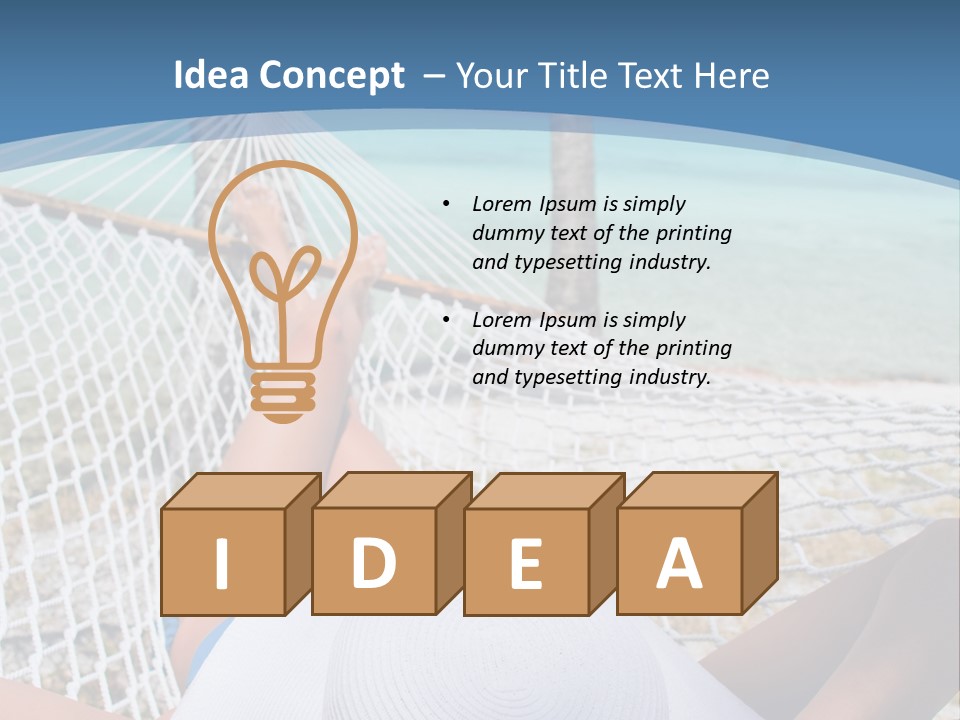 Attractive Person Ship PowerPoint Template