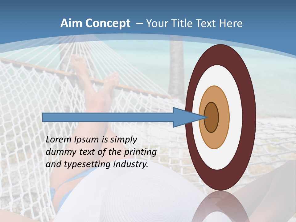 Attractive Person Ship PowerPoint Template