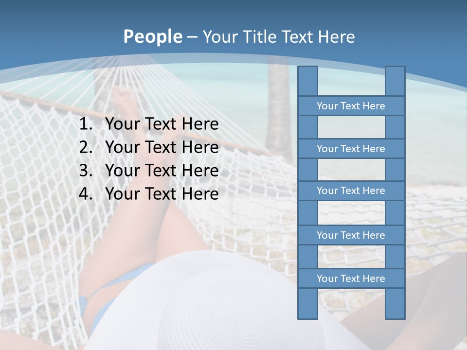 Attractive Person Ship PowerPoint Template