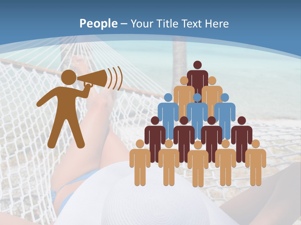 Attractive Person Ship PowerPoint Template