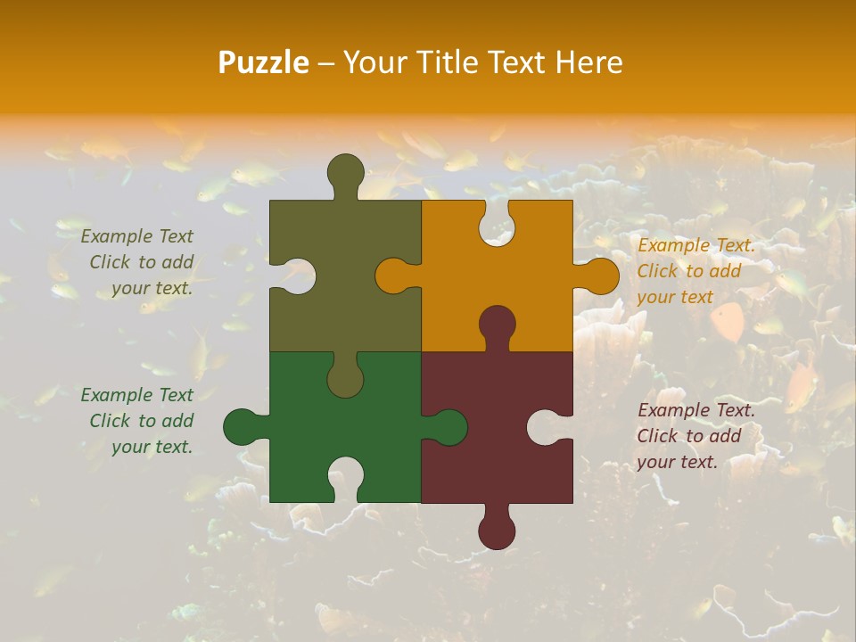 Watersports Underwater Summer PowerPoint Template