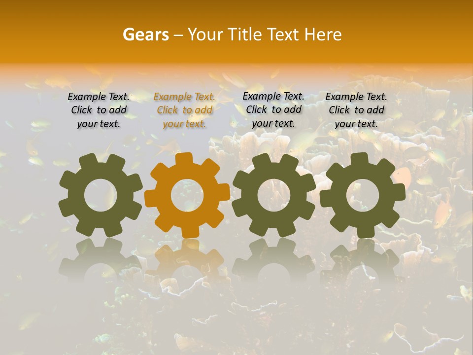 Watersports Underwater Summer PowerPoint Template