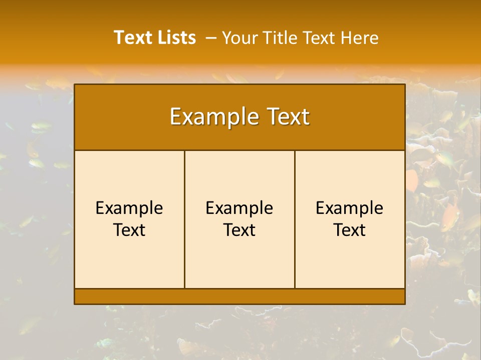 Watersports Underwater Summer PowerPoint Template