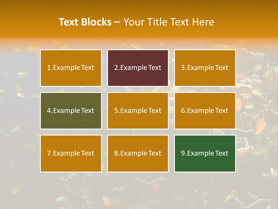 Watersports Underwater Summer PowerPoint Template