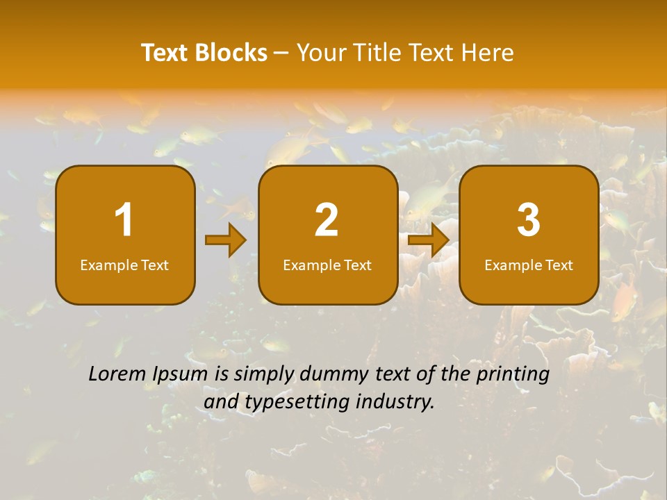 Watersports Underwater Summer PowerPoint Template