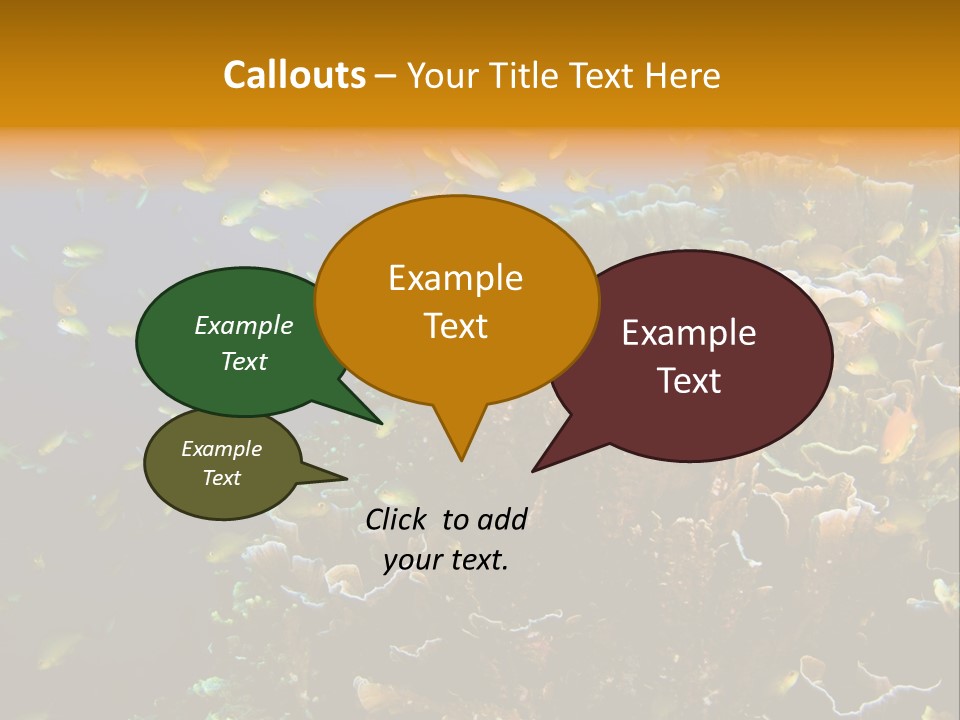 Watersports Underwater Summer PowerPoint Template