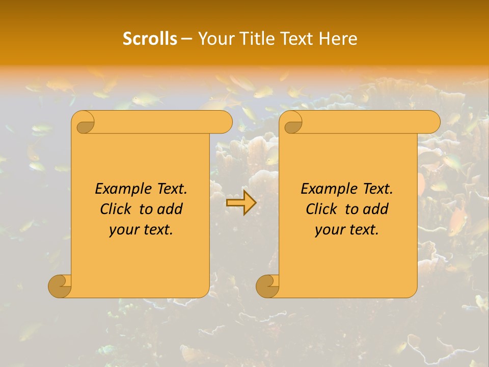 Watersports Underwater Summer PowerPoint Template