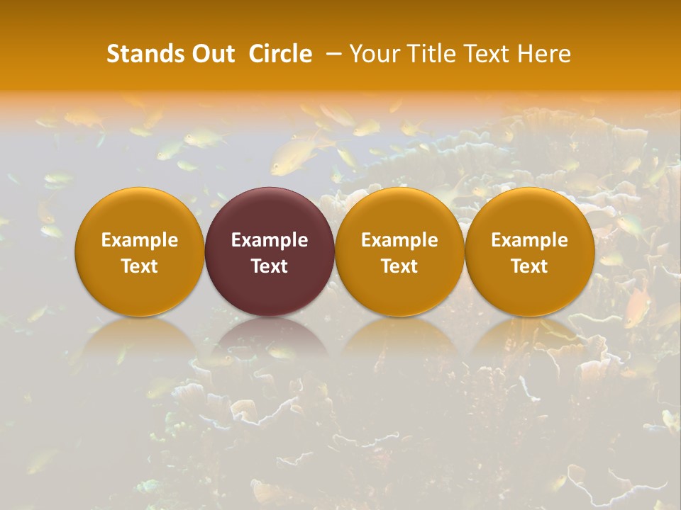 Watersports Underwater Summer PowerPoint Template