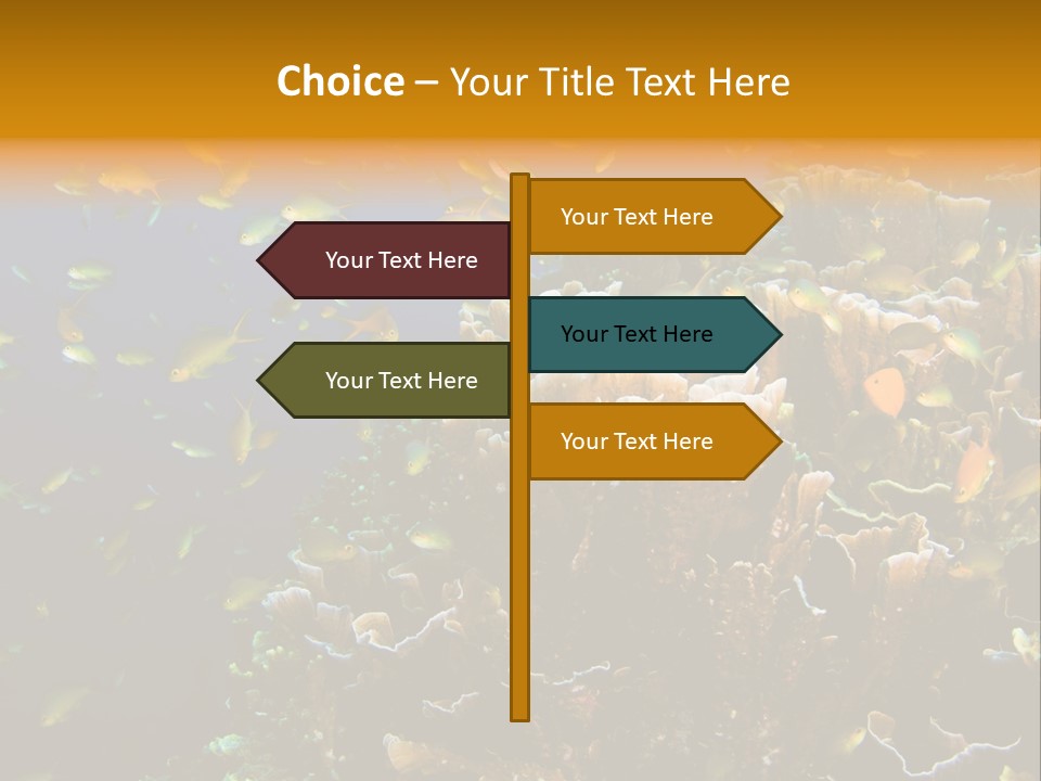 Watersports Underwater Summer PowerPoint Template