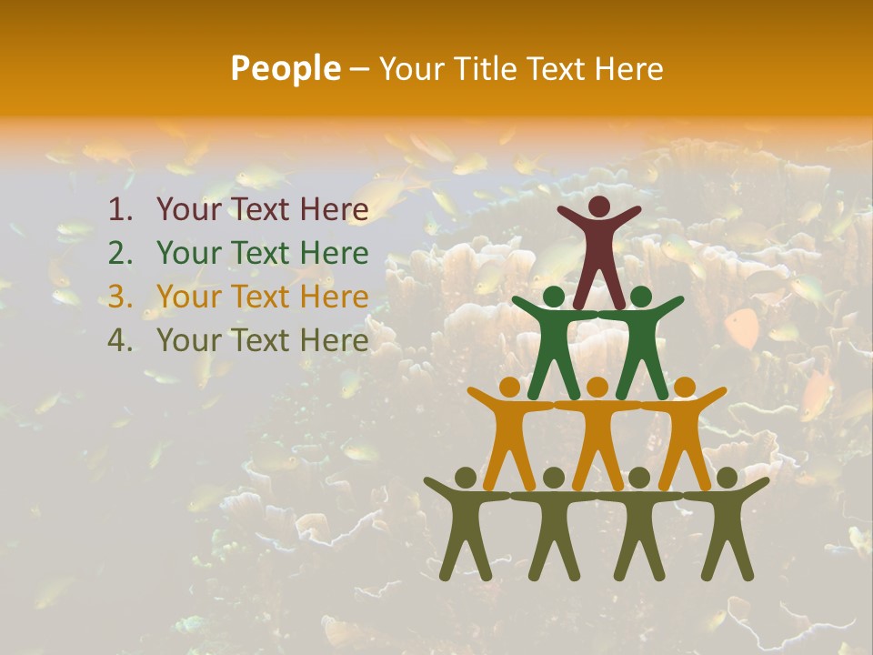 Watersports Underwater Summer PowerPoint Template