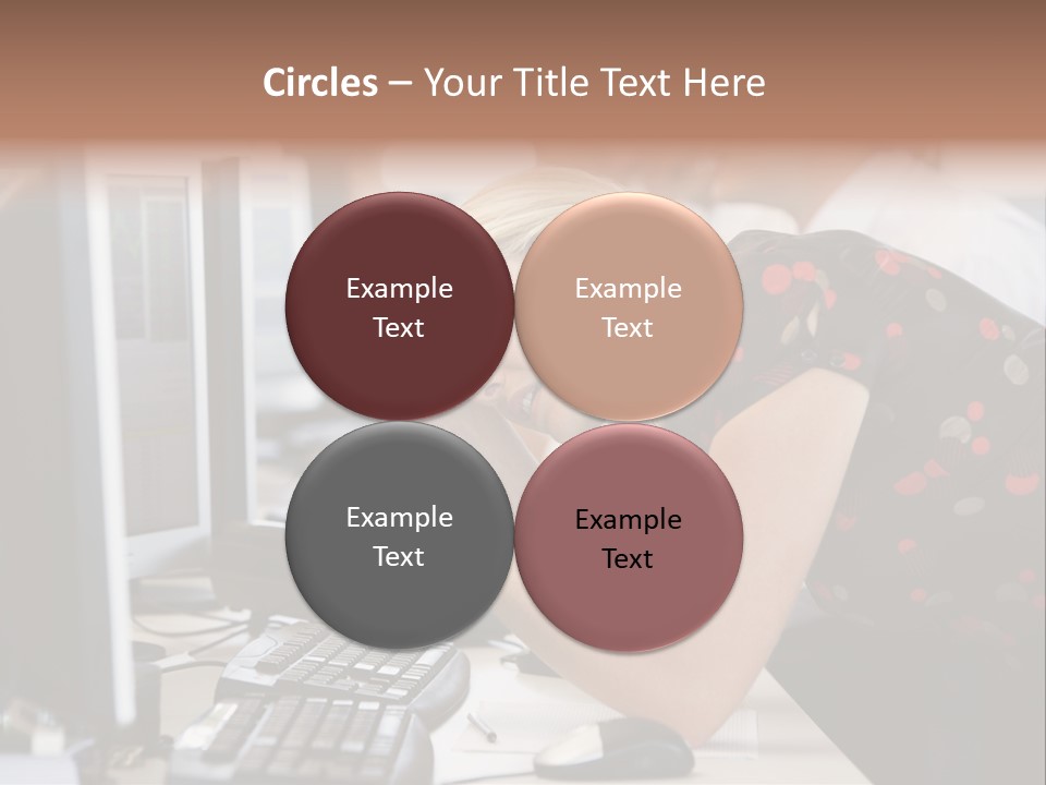 Sensual One Person PowerPoint Template