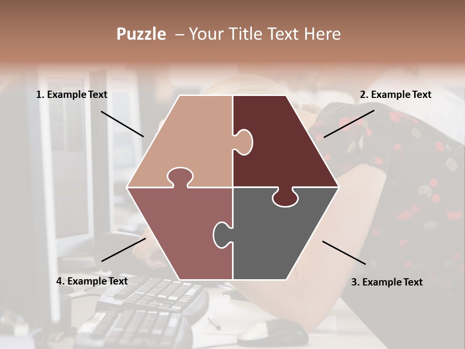 Sensual One Person PowerPoint Template