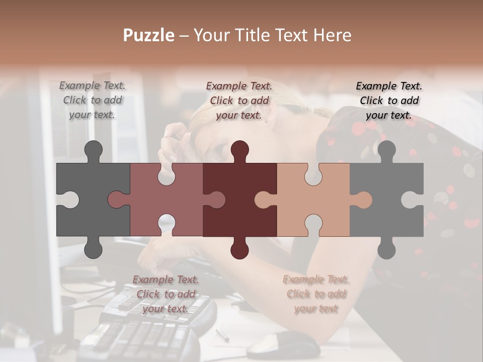 Sensual One Person PowerPoint Template