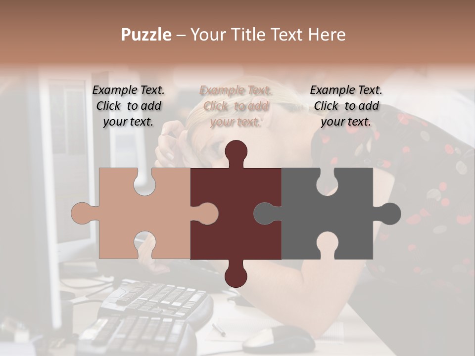 Sensual One Person PowerPoint Template