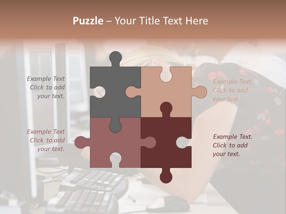 Sensual One Person PowerPoint Template