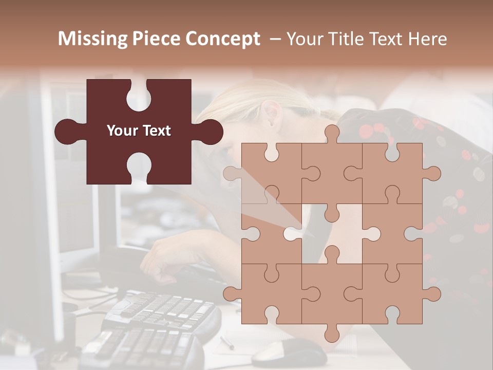 Sensual One Person PowerPoint Template