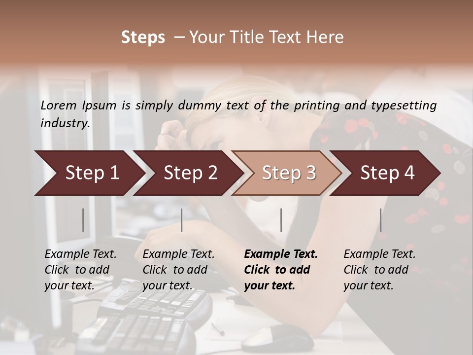 Sensual One Person PowerPoint Template