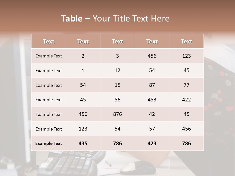 Sensual One Person PowerPoint Template