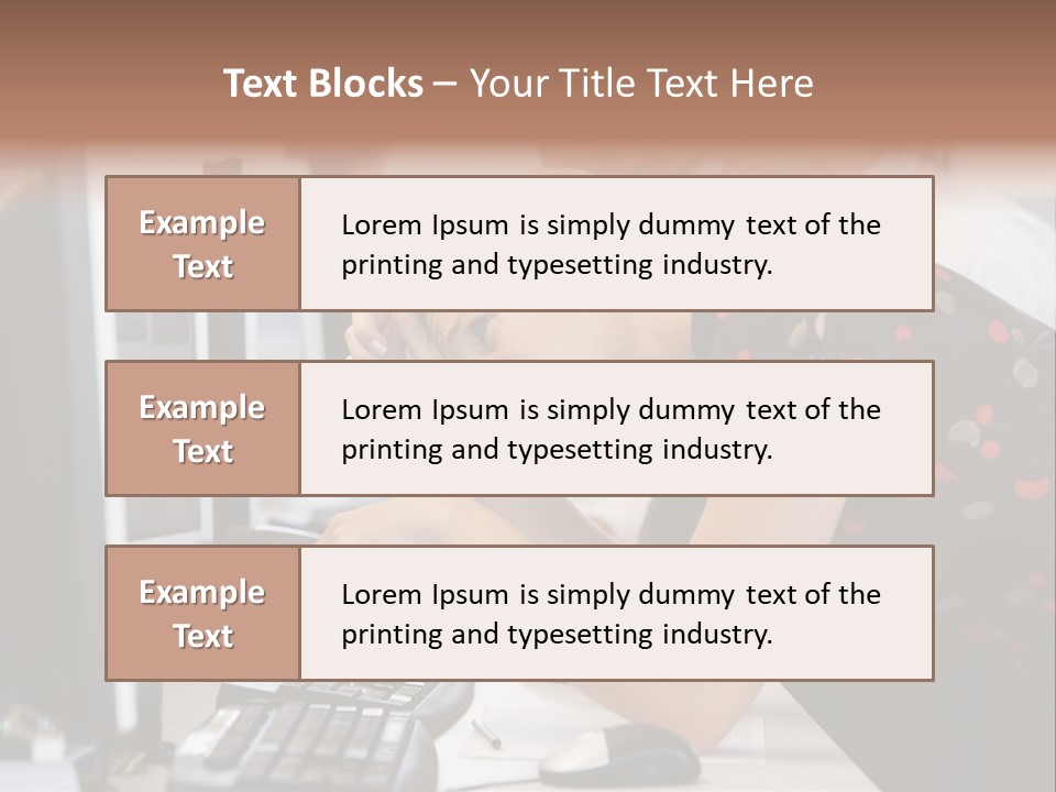 Sensual One Person PowerPoint Template