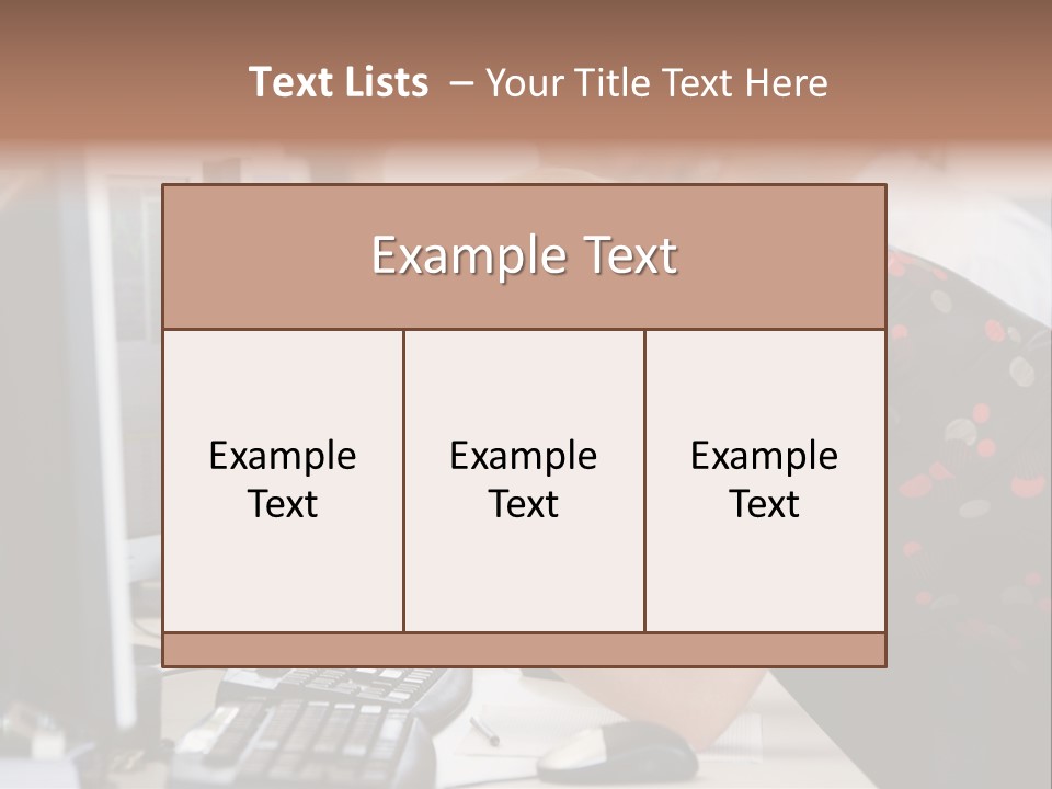 Sensual One Person PowerPoint Template