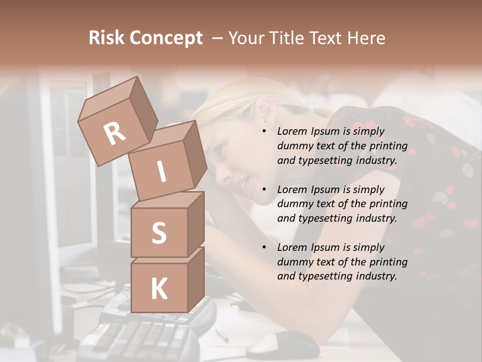 Sensual One Person PowerPoint Template