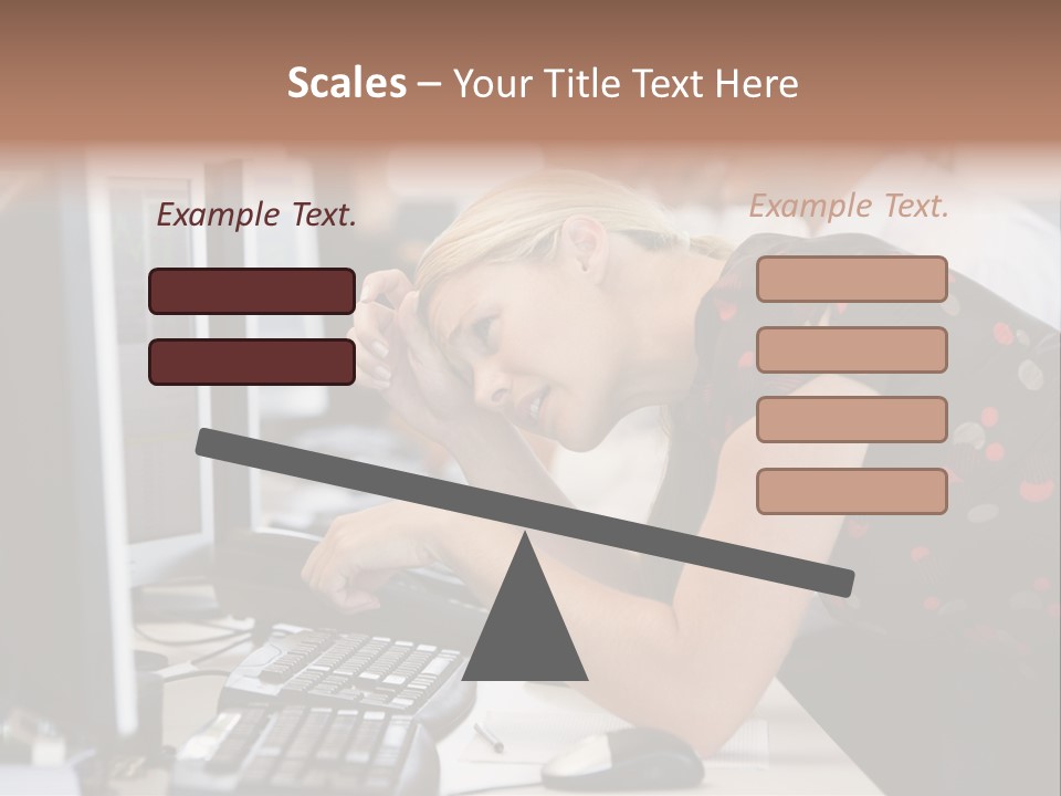 Sensual One Person PowerPoint Template