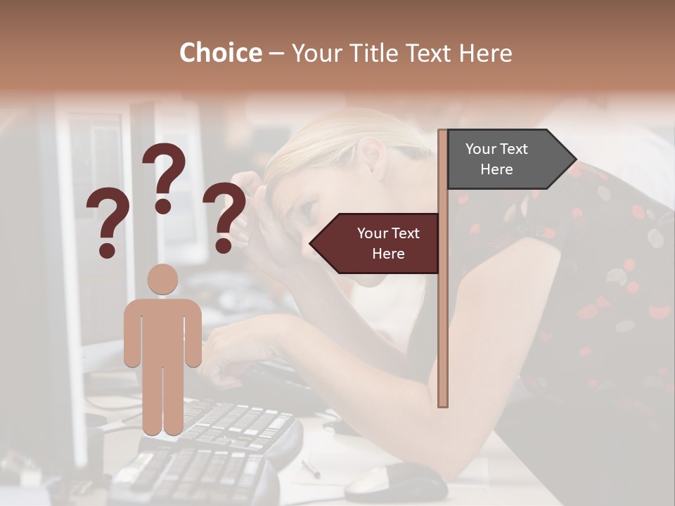 Sensual One Person PowerPoint Template