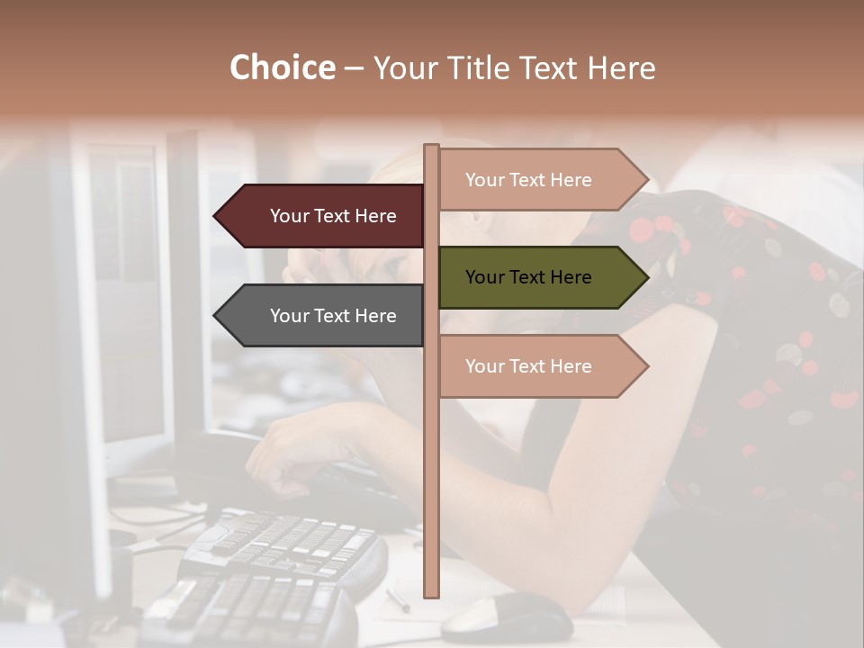 Sensual One Person PowerPoint Template