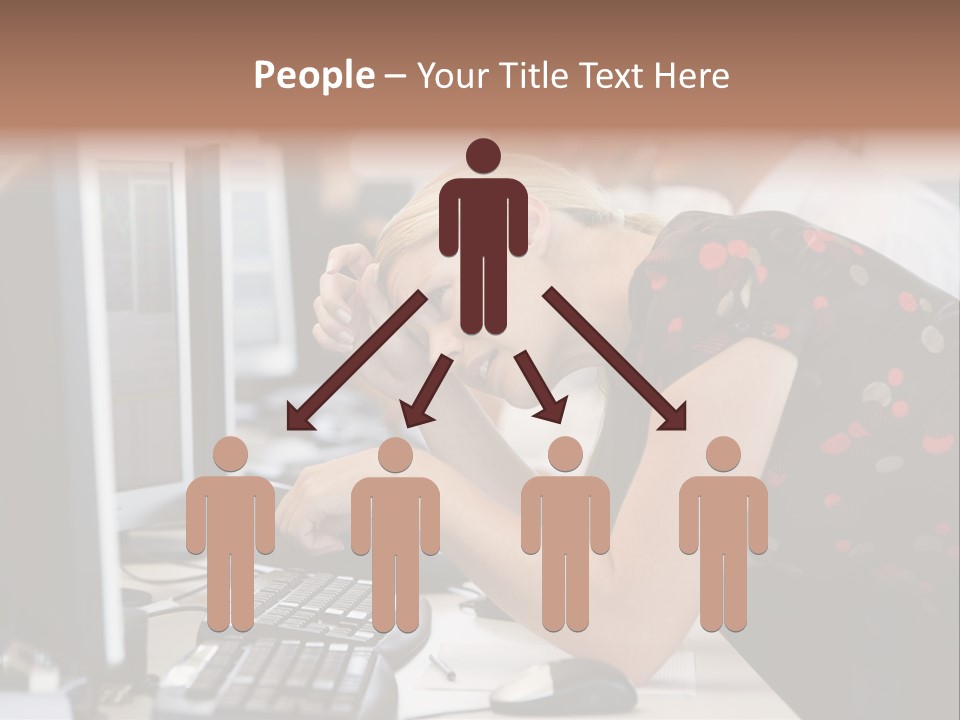 Sensual One Person PowerPoint Template