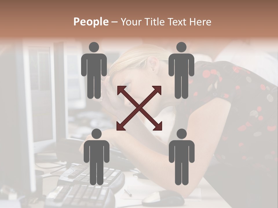 Sensual One Person PowerPoint Template