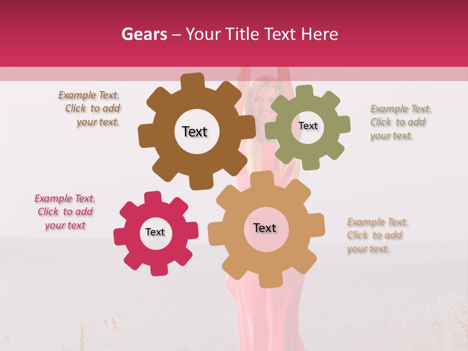 Sensual One Person PowerPoint Template